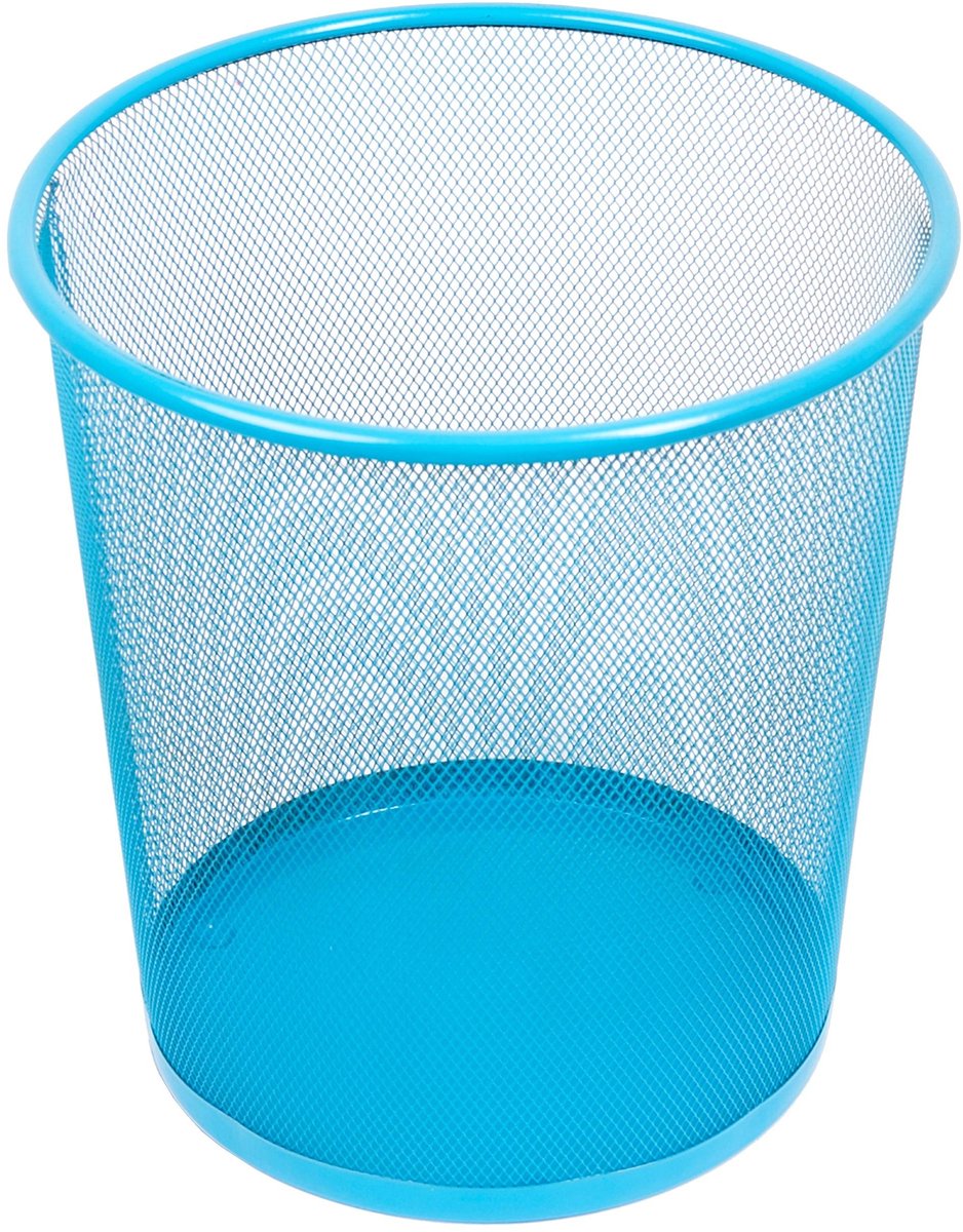 Dailygoods- Prullenbak 12 liter - Draadgaas - Kantoorafvalemmer - Metalen - 266x218x280 mm - Klassiek ontwerp - Afvalemmer