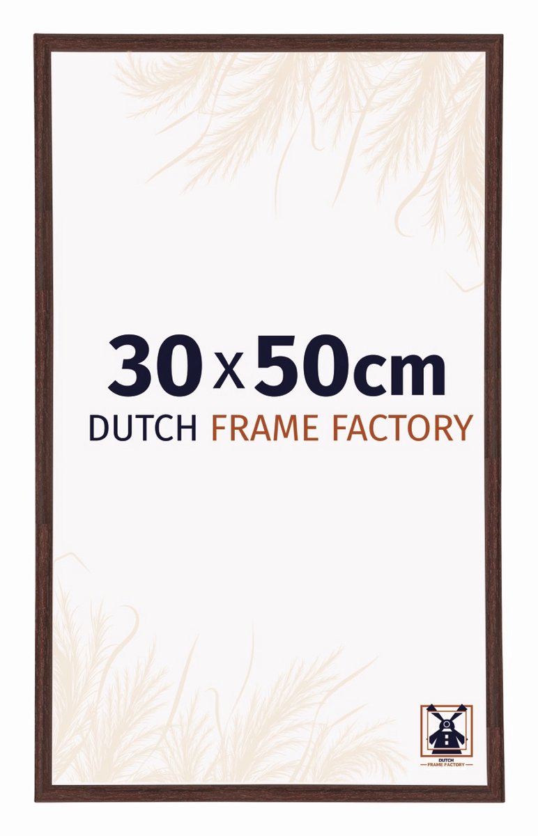 Dutch Frame Factory Fotolijst 30x50 cm - Kunststof - Bruin - Angers