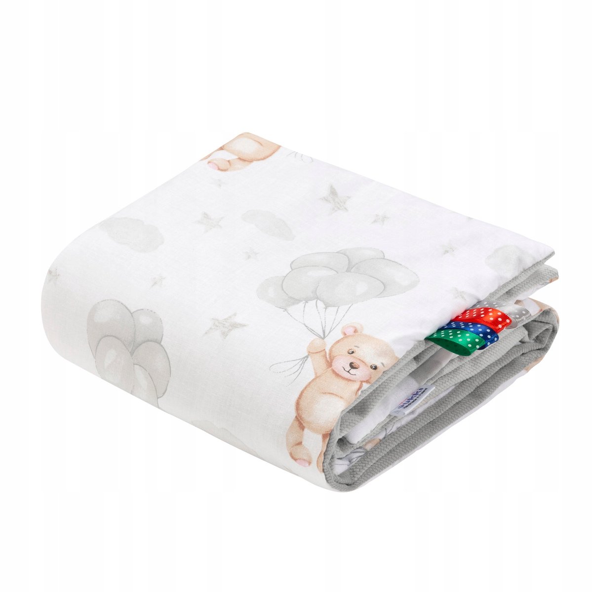 Jukki Baby Deken Velvet 55x75cm Cloudy Bears - Zacht & Warm