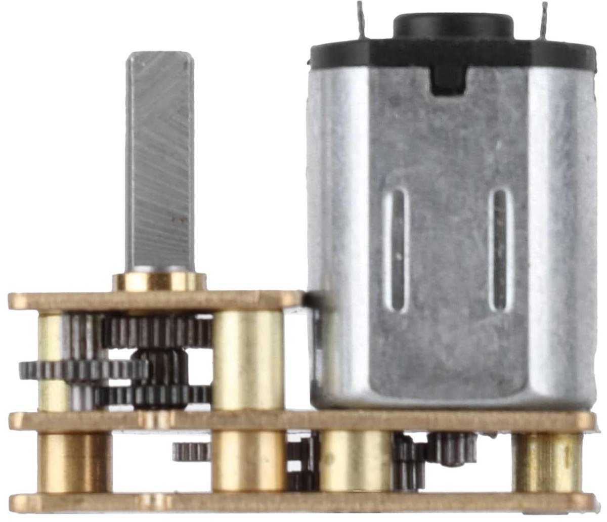 DC Reductiemotor - Mini Motor - Robotica Projecten - Duurzame Metalen Constructie - 100 RPM - Metaal
