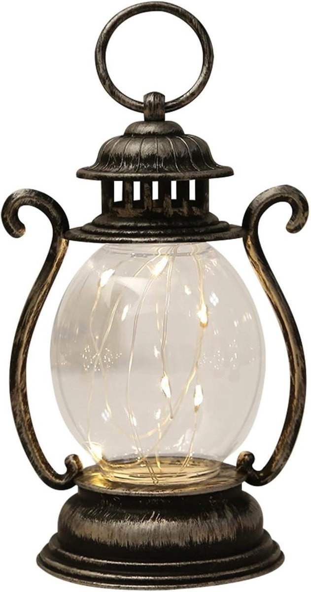 Led Rustieke Buitenlamp - Hanglantaarn Batterij - Tafeldecoratie Buiten - Kies Uit 7 Kleur