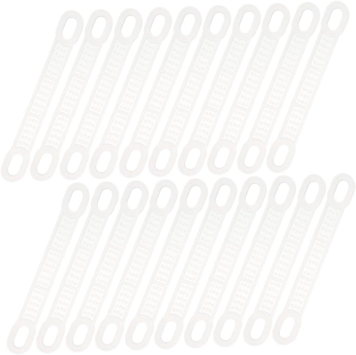Kledinghanger Beschermers - Grip Strips - Kleding Organiseren - Antislip Ontwerp - 100 Stuks - Transparant