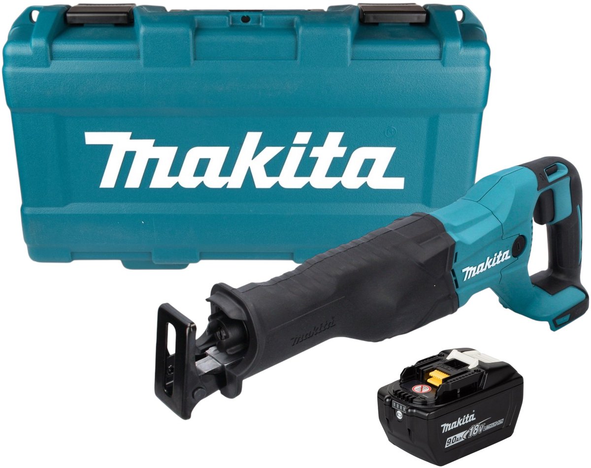 Makita DJR 186 ZK accu reciprozaag 18 V + koffer - zonder accu, zonder oplader