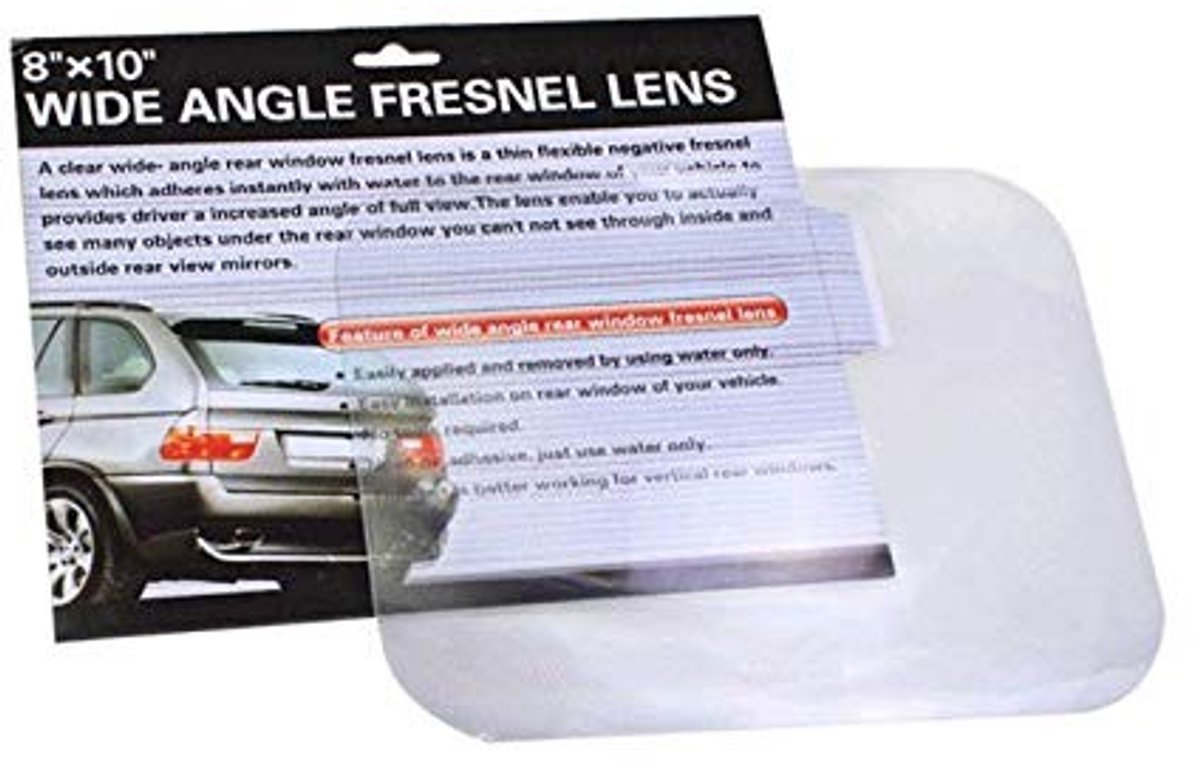Dailygoods- Parkeersticker Wijdhoek - Dodehoekspiegel Auto - Verstelbaar - Flexibel - Duurzaam - Hoge Doorlaatbaarheid 92%