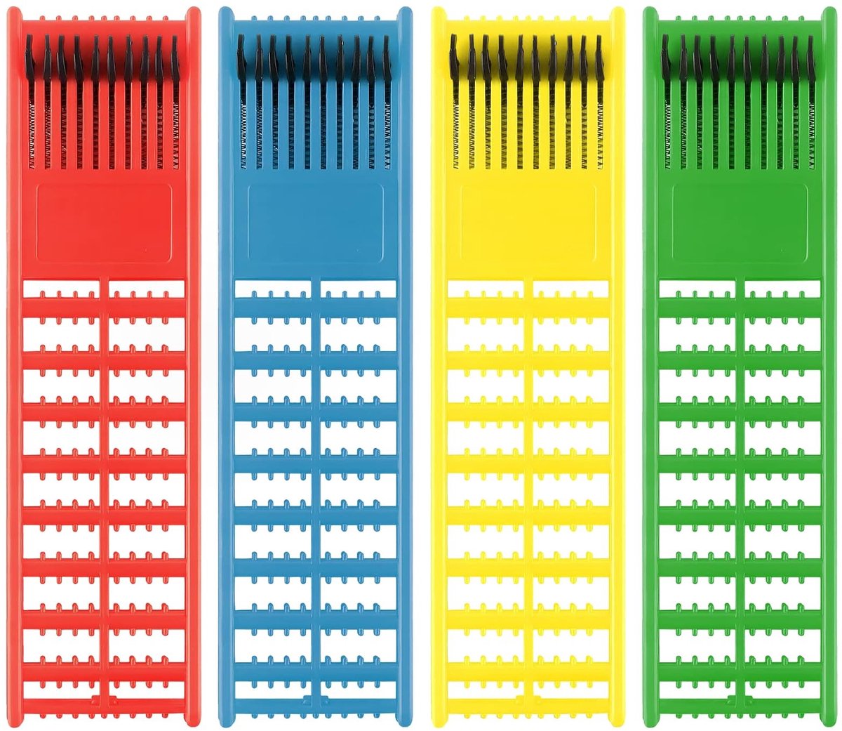Dailygoods- Vishaken Organizer - 4 Stuks - Vislijn Wikkelkaart - Vislijnhouder - Snoerorganizer - Innovatief Ontwerp - Sterke Materialen
