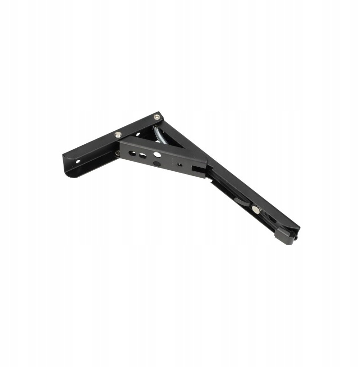 Opklapbare Hoeksteun Zwart Mat 200x1.4mm - Ruimtebesparend