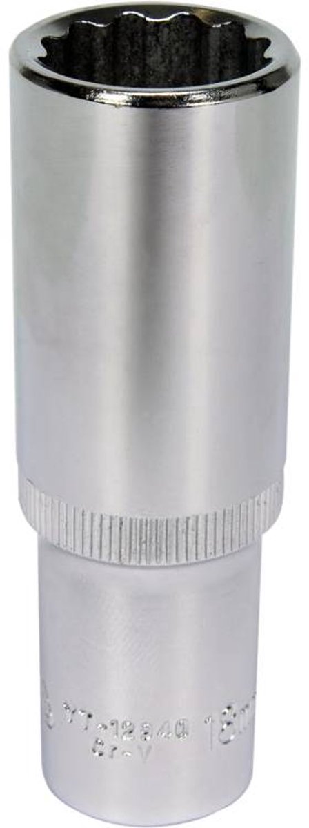 Yato 1/2" 18 mm dubbele zeskantdop - CrV-staal