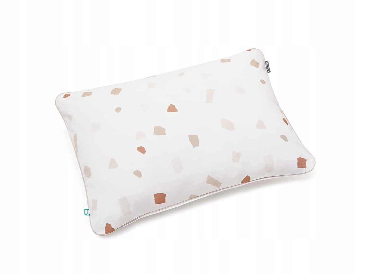 MUMLA Kussensloop Beige Terrazzo Katoen 50x60cm met Rits