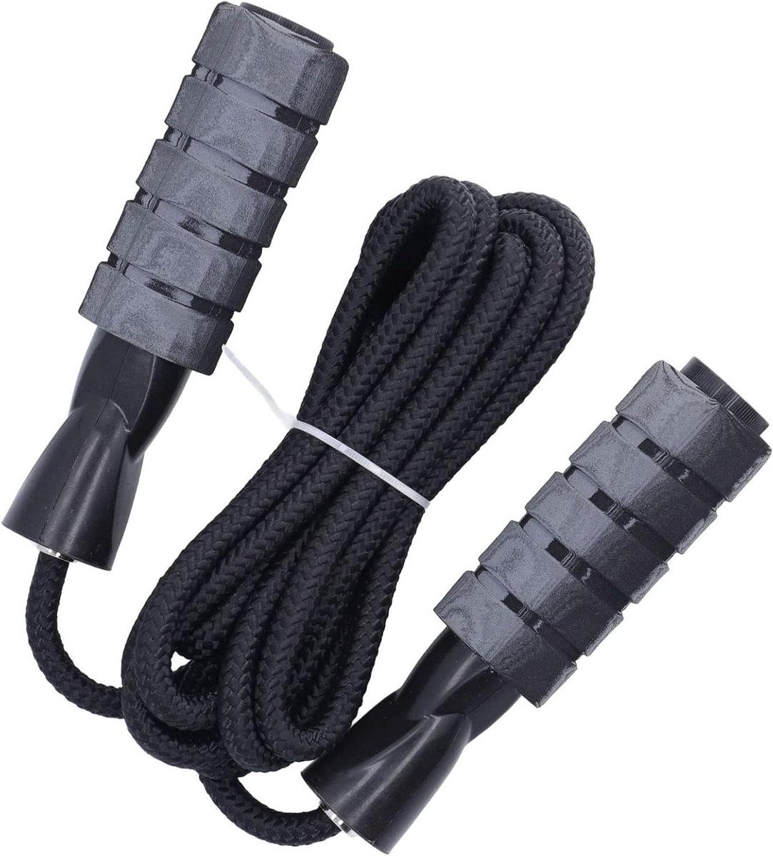 Springtouw - Snelheidstouw Fitness - Fysieke training - Kogellager systeem - 2.8 meter - Zwart