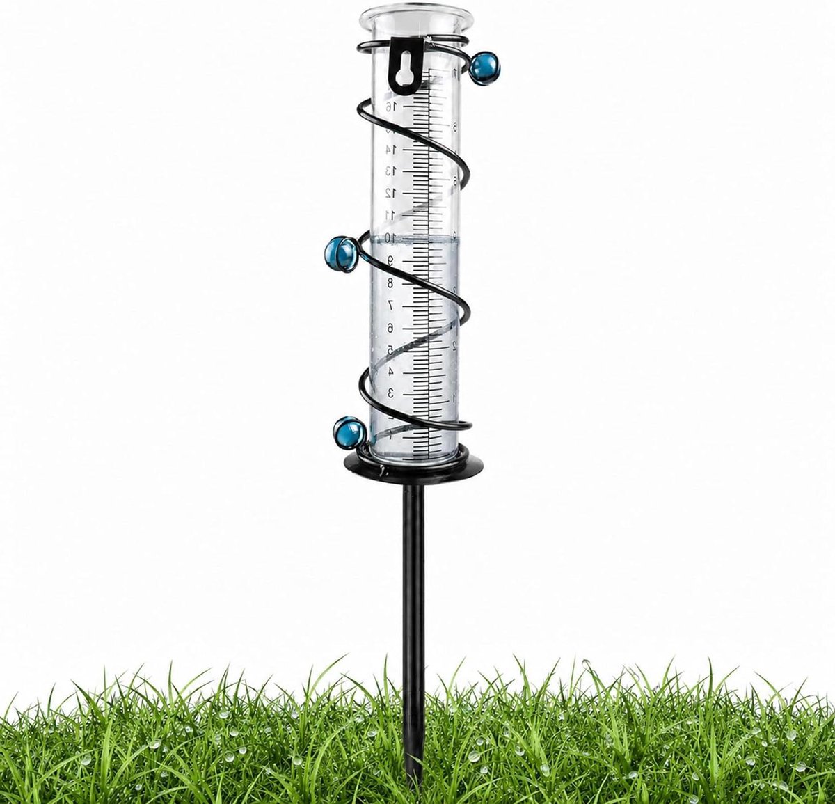 Regenmeter - Neerslagmeter - Tuinonderhoud - Vorstbestendig - 17 cm schaal - Transparant