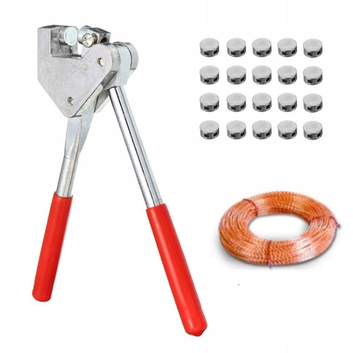 Plombetangset met 20 Loodplombjes - 170mm