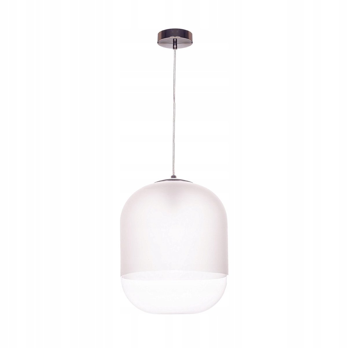 DROPS Hanglamp Wit Glas E27 Ø 25cm - Modern Design