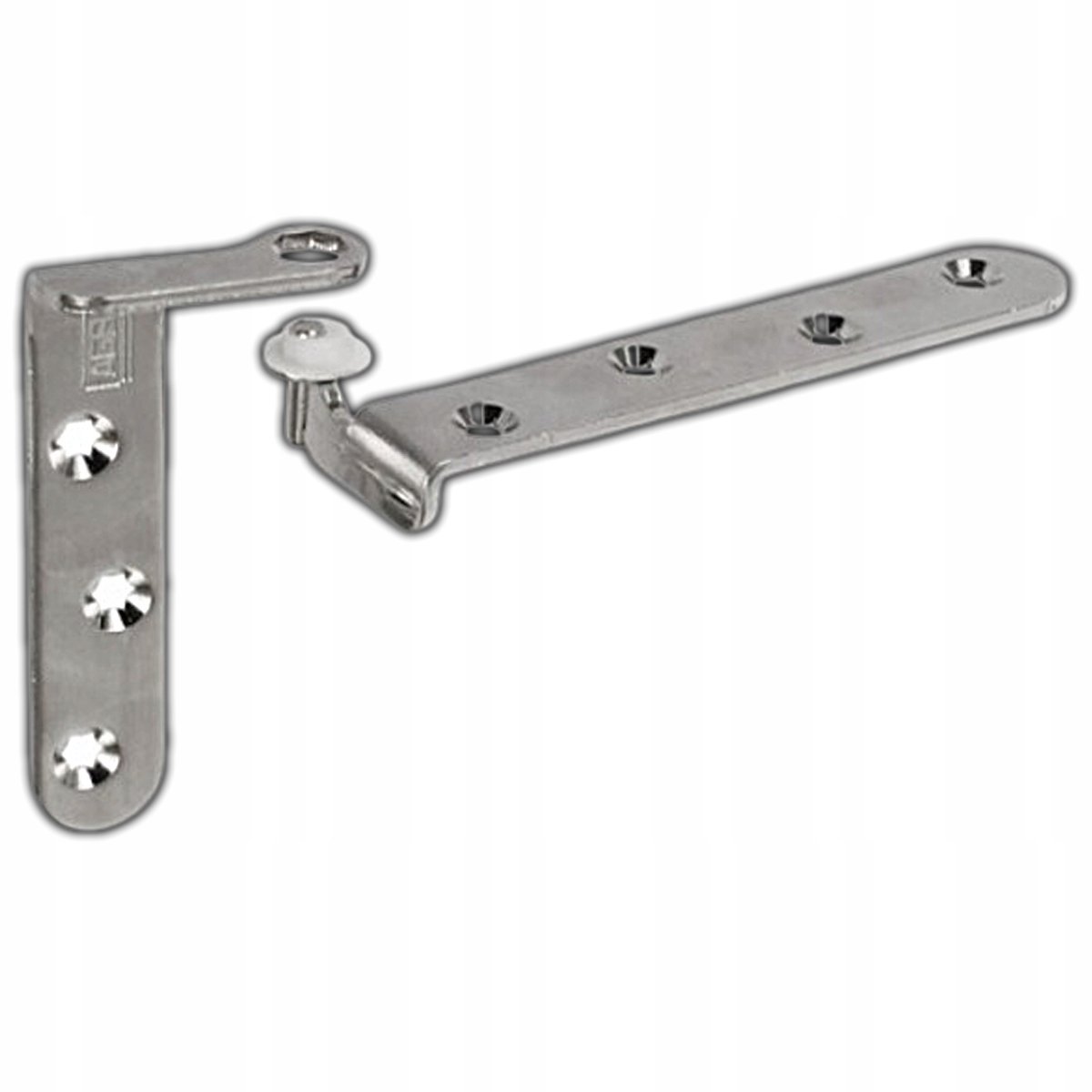 AGB Pivot Deurscharnier - Rechts Boven / Links Onder - Nikkel Staal - 25kg