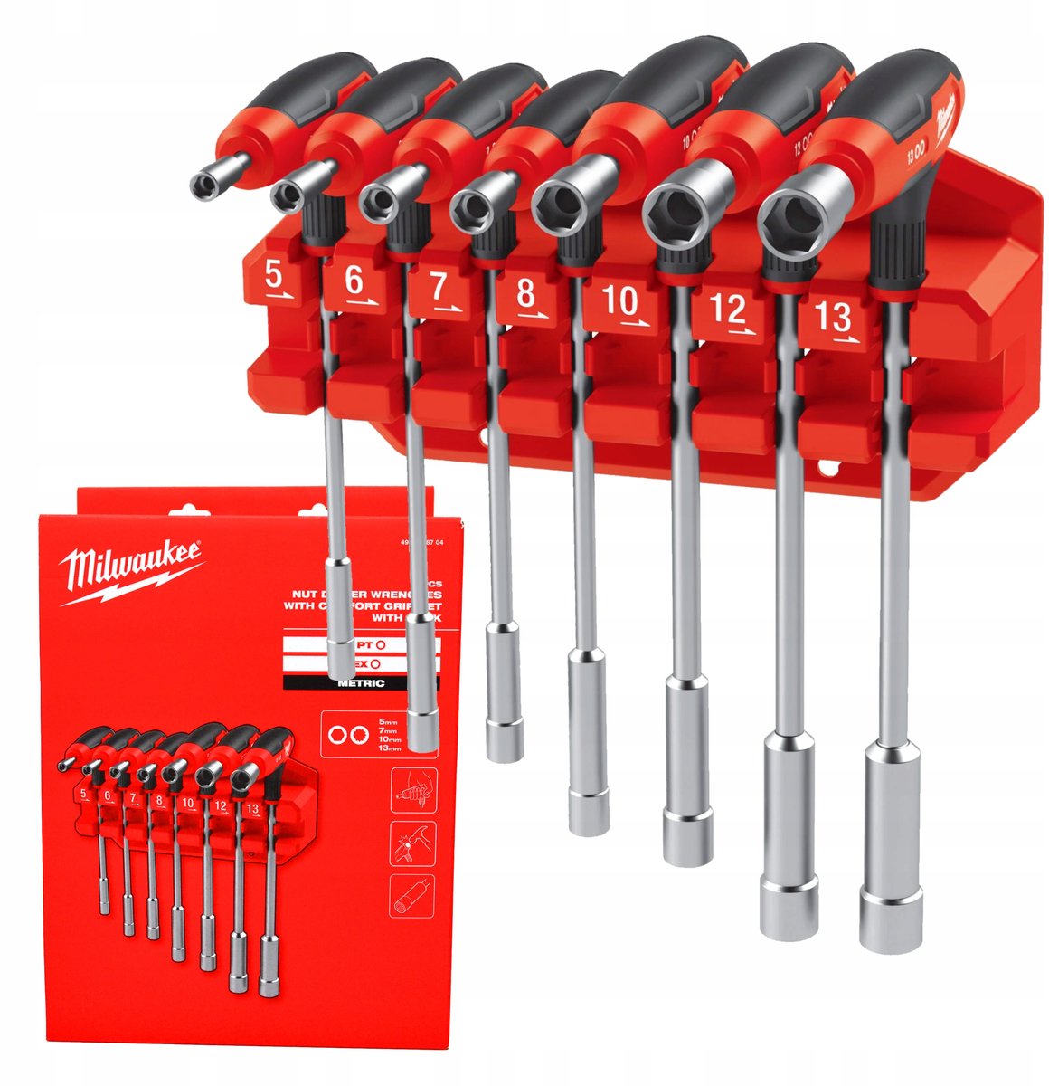 Milwaukee Doppelgrip Dopset 7 Delig 5-13mm