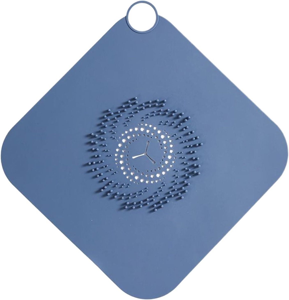 Haarvanger Afvoer - Vloerzeef Stop - Verstopping Voorkomen - Antislip Siliconen - 28 cm - Blauw