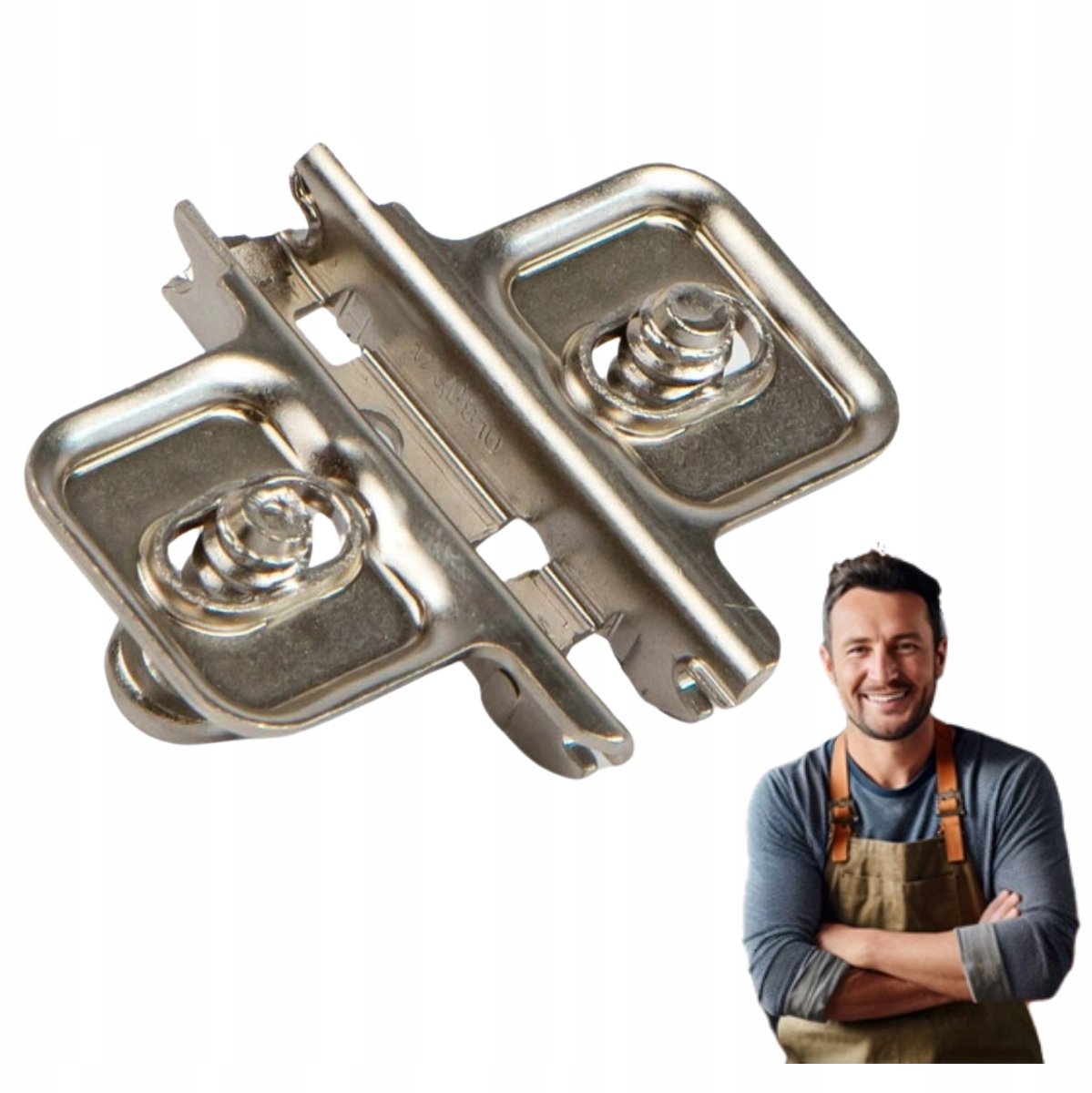 BLUM Montageplaat voor Kruisligger Scharnier 173L8100 8,5 mm