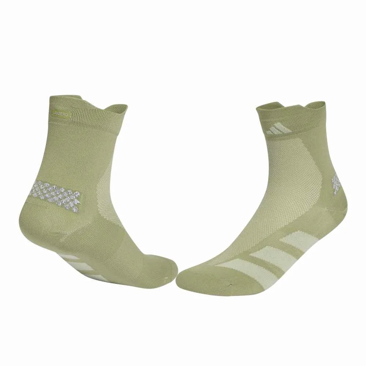 Adidas Running Adizero Quarter Sokken Groen