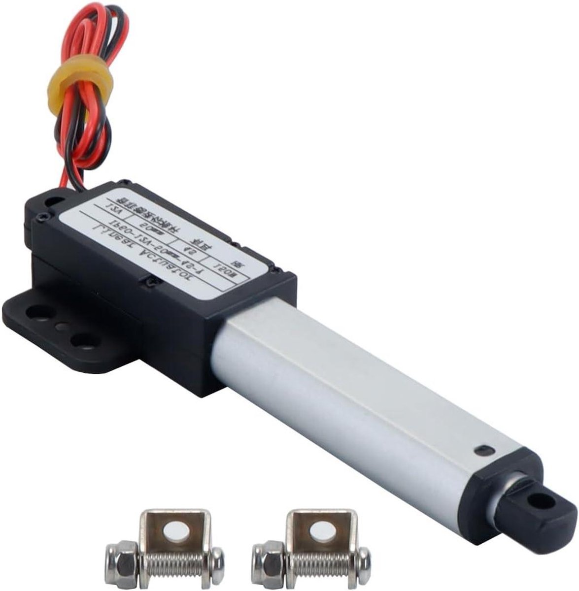 Elektrische Lineaire Actuator - Mini Motor Lineair - Automatische Beweging - Waterdichte Constructie - 50mm Slag - Zilver
