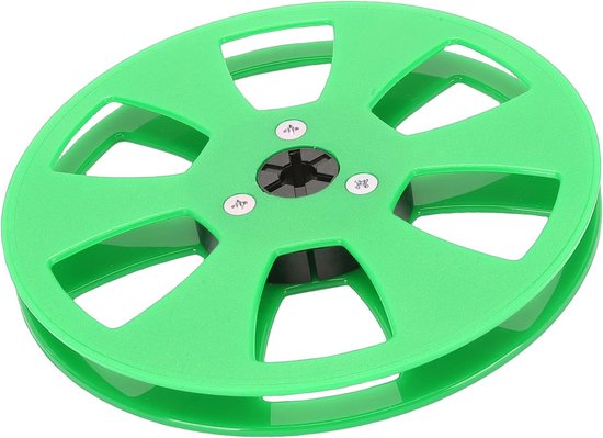 Lege Tapespoel - Opnamespoel Tape - Analoge Opnames - 6 Gaten Ontwerp - 5 Inch Diameter - Geel — afbeelding 3