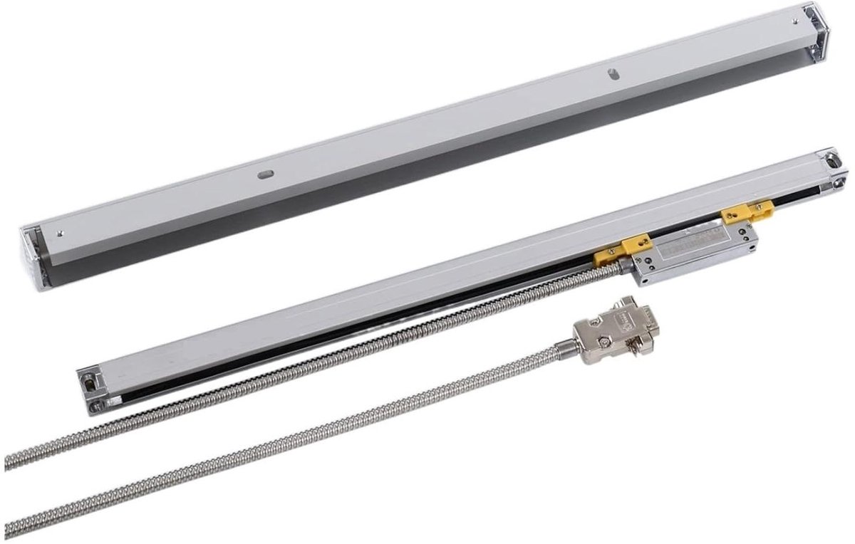 Precisie Liniaal - Meetlat Encoder - Machine Precisie - 0.01mm Nauwkeurig - 470mm - Aluminium