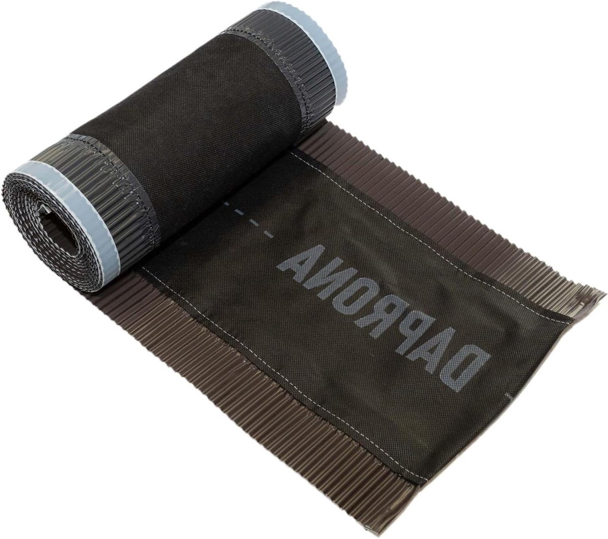 Nokband aluminium - Nokrol dakbedekking - Dakrand afdichten - Zelfklevende butylstrip - 390mm x 5m - Bruin RAL 8017