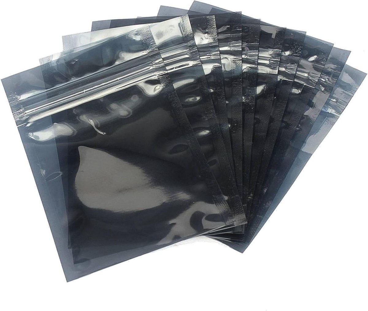 Antistatische zakken - ESD zakjes - Elektronica beschermen - Hersluitbare ritssluiting - 150 x 200 mm - Transparant
