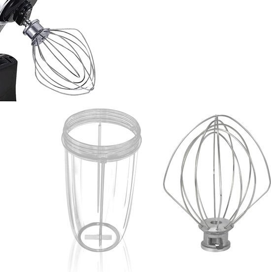 Mixer Haak - Deeg Haak - Brood Deeg Maken - Roestvrij Staal - 18.5 cm Hoog - Zilverkleurig van Merkloos — afbeelding 3