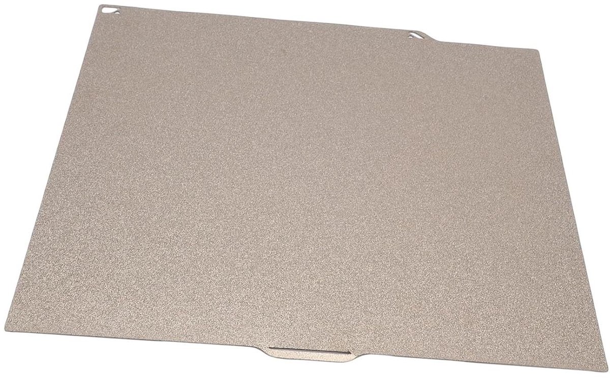 3D-printer Bouwplaat - PEI Printbed - 3D Printen - Dubbelzijdig Getextureerd - 260 x 271 mm - Goud