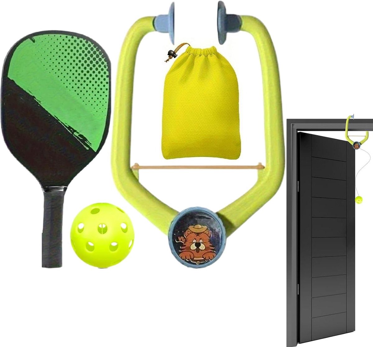 Hangend Trainingsspel - Oefenmateriaal Set - Binnen Buiten Spelen - Snelle Montage - 23 cm - a