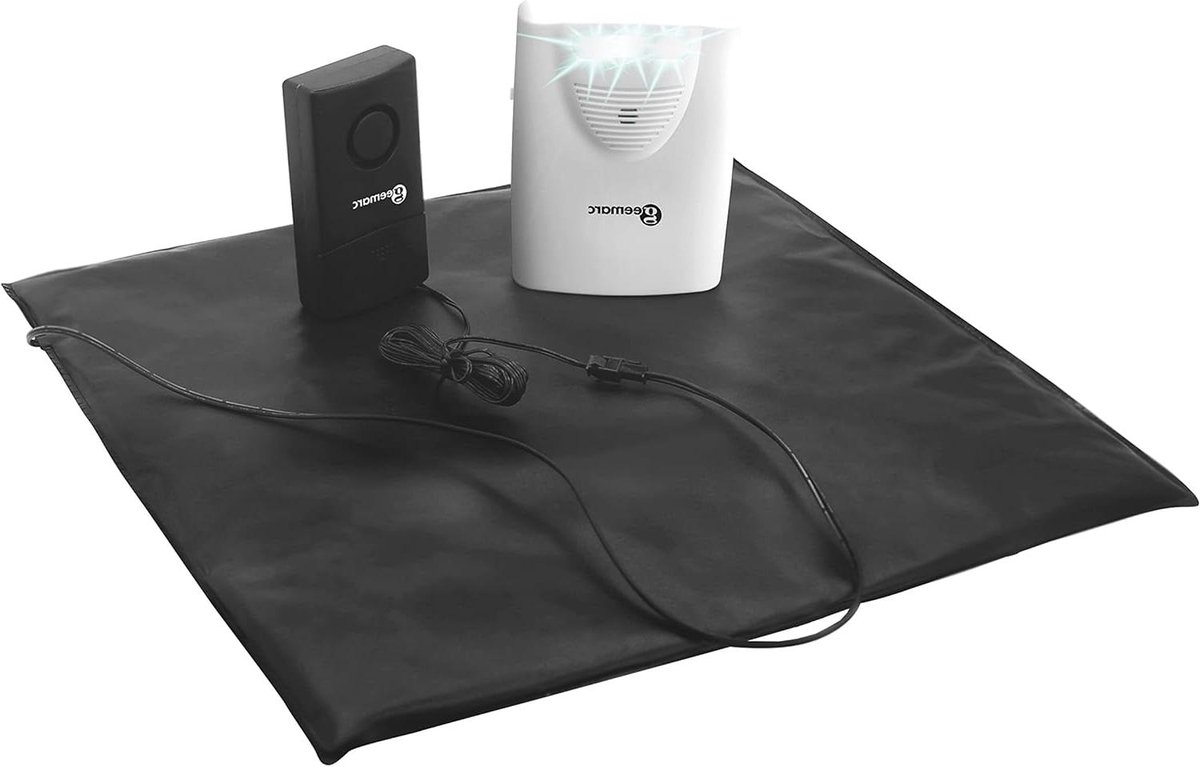 Valmelder Kussen - Drukdetector Alarm - Veiligheid Thuis - Instelbaar Alarmvolume - 36x36 cm - Wit