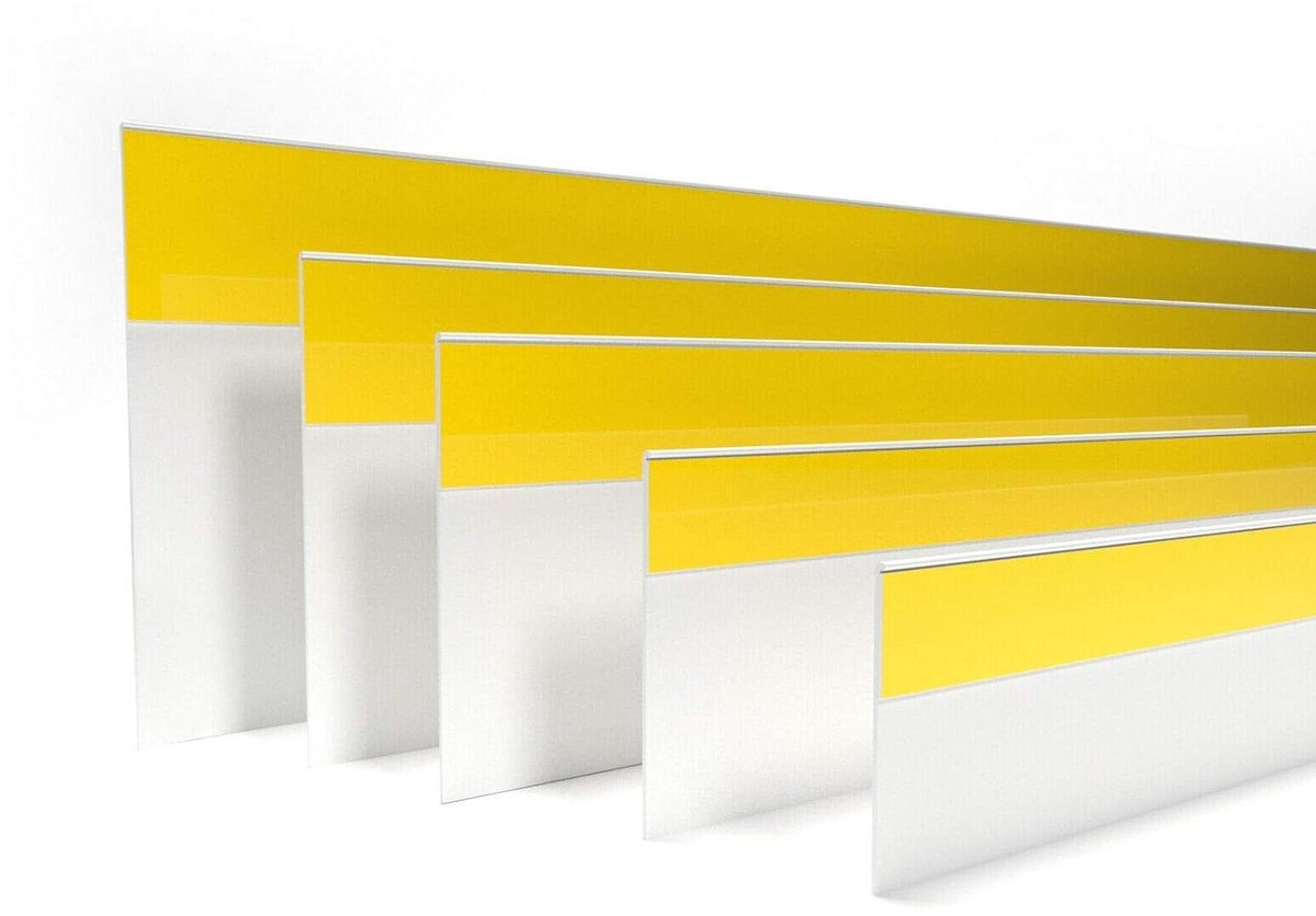 Raamlijst Plat - Afdekstrip PVC - Voegen Afdekken - Zelfklevend Flexibel - 50 Meter - Wit