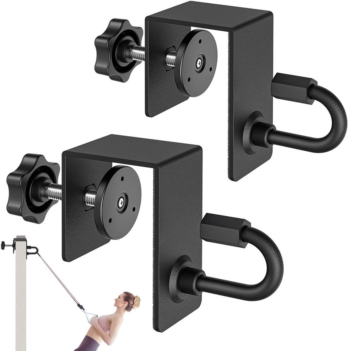 Stevige Deuranker voor Weerstandsbanden, Ideaal voor Krachttraining, Fysiotherapie en Thuis Fitness, Versterk je Lichaam met Effectieve Oefeningen
