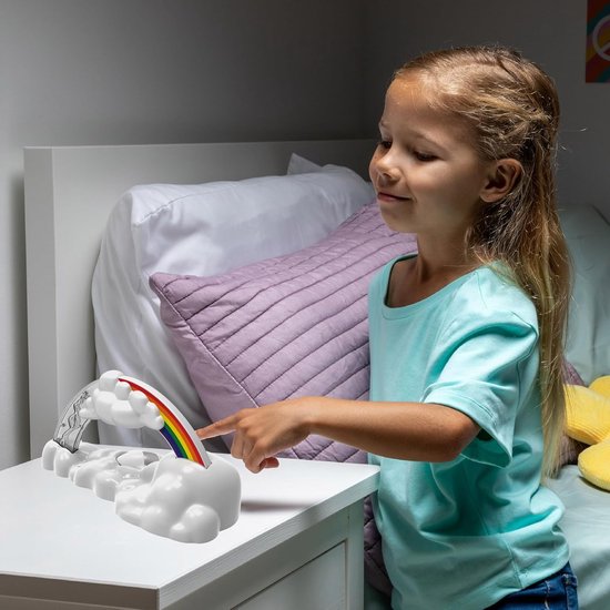 Regenboog Projector - Nachtlampje Kinderen - Kamer Decoratie - Verbeterde Lichten Geluiden - Medium - Multicolor van Merkloos — afbeelding 5