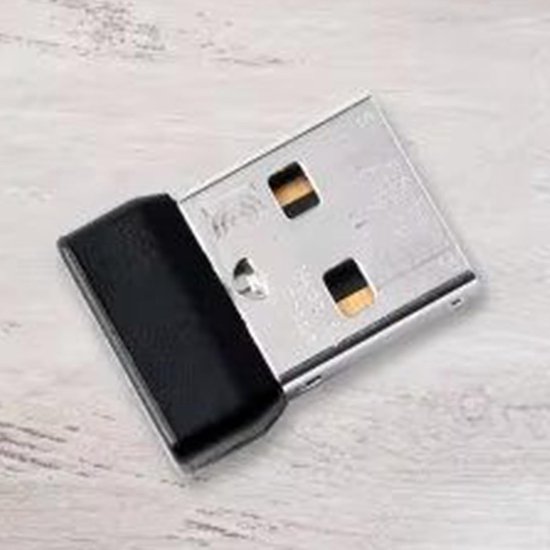 USB-ontvanger - Draadloze dongle | ABS Plug Play-toetsenbordadapter, signaalzender met één kanaal voor laptop, pc, reizen, vergaderruimte, multimedia, werkplek en thuisgebruik — afbeelding 2