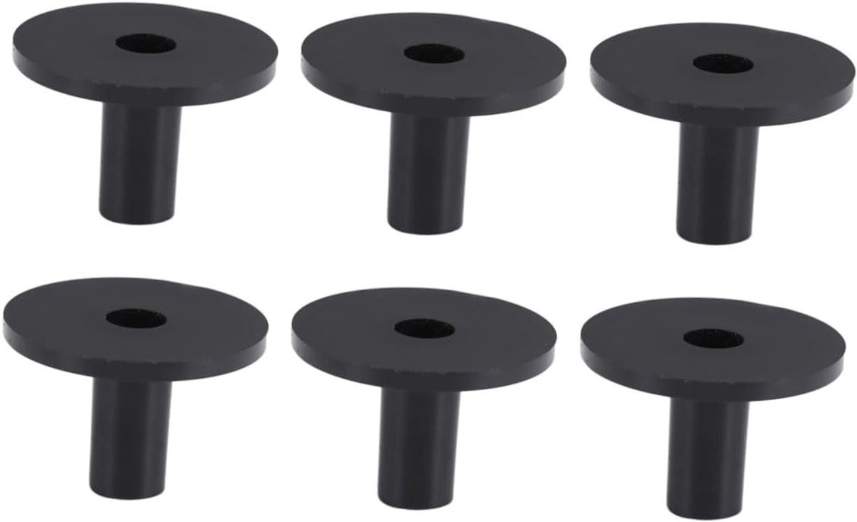 Cymbal Shell Tool - Drum Accessoires - Drum Setup - Plastic Cushion - 4x4cm - Zwart