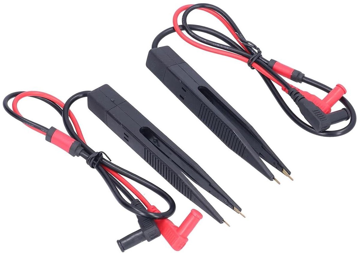 Meetkabel Set - Testkabels Multimeter - Componenten Testen - SMD Capaciteit Inductie - 18.9 x 13.7 x 3.3 cm - Zwart