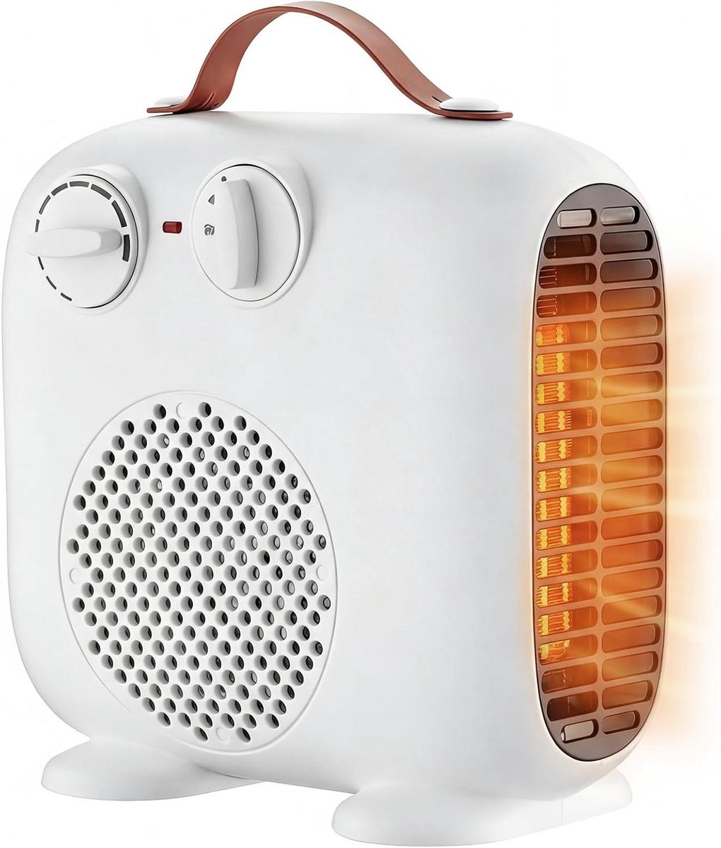 Ventilatorkachel - Elektrische kachel - Ruimte verwarmen - 3 standen - 2000 Watt - Wit