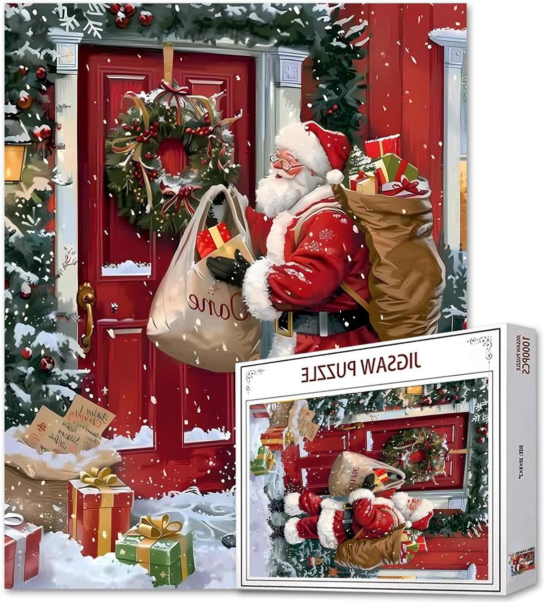 Kerstpuzzel Volwassenen - Legpuzzel Kerst - Ontspanning Thuis - Nauwkeurig Gesneden - 50 x 70 cm - Artwork-35