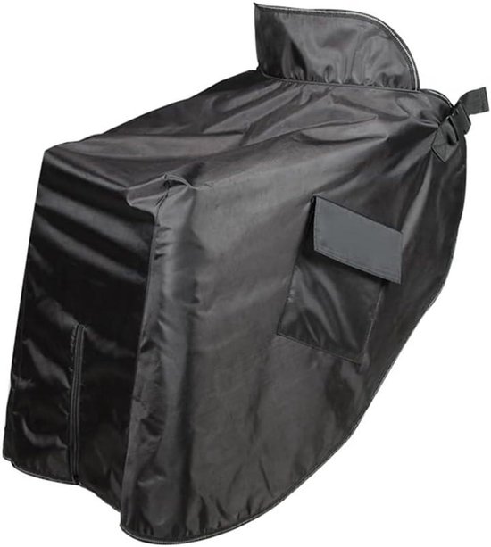 Thermische Motorfiets Deken - Beenbescherming Motor - Warm Blijven - Waterdicht Oxford Doek - 39x32x7 cm - Zwart