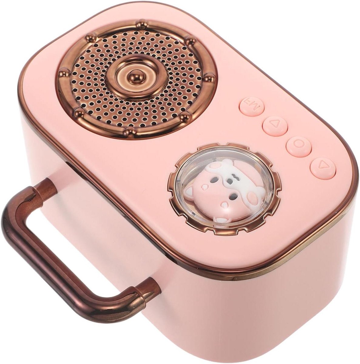 Draagbare Mini Speaker Surround Sound Batterij met Handvat Compacte Draadloze Muziekluidspreker voor Reizen Kamperen Fietsen Thuisgebruik