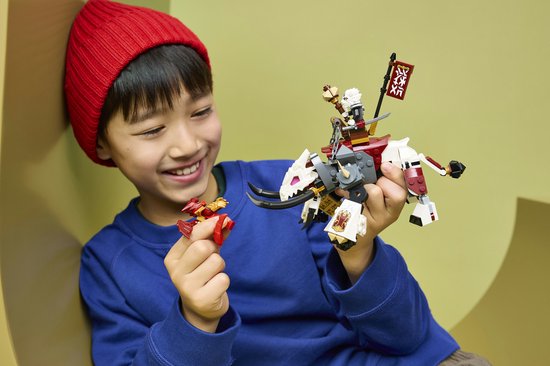 LEGO NINJAGO Zilvar en Grimtak het Drakenbeest Speelgoed Draak