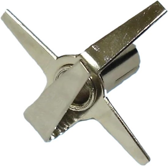 Staafmixer Messen Set - Mixer Onderdelen - Thuis Koken - Roestvrij Staal - 1 cm - Zilverkleurig van Merkloos — afbeelding 5