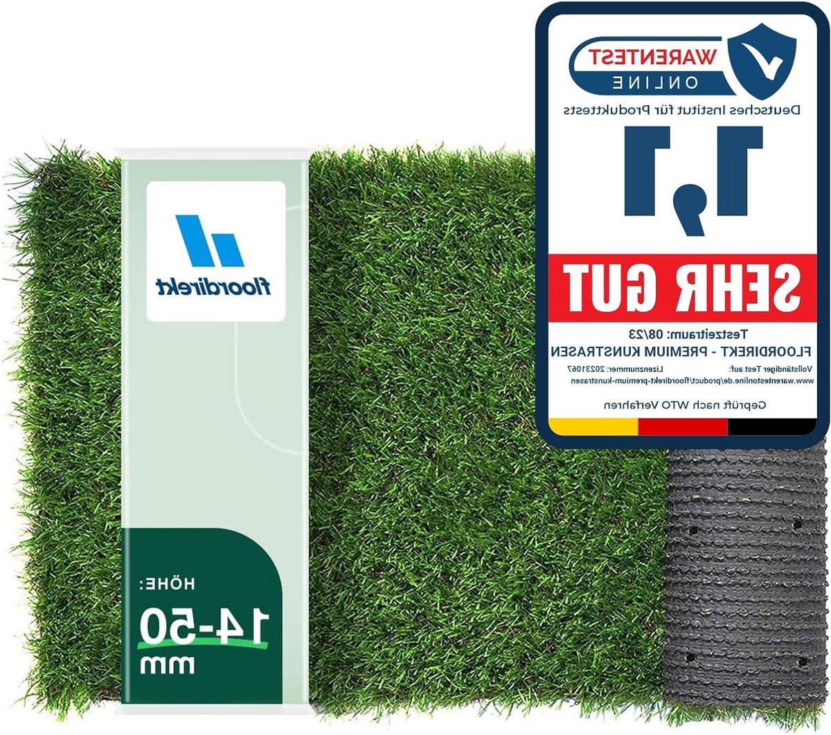Kunstgras Tapijt - Grasmat Gazon - Balkon Terras Decoratie - Weerbestendig Onderhoudsarm - 133 x 500 cm - Groen