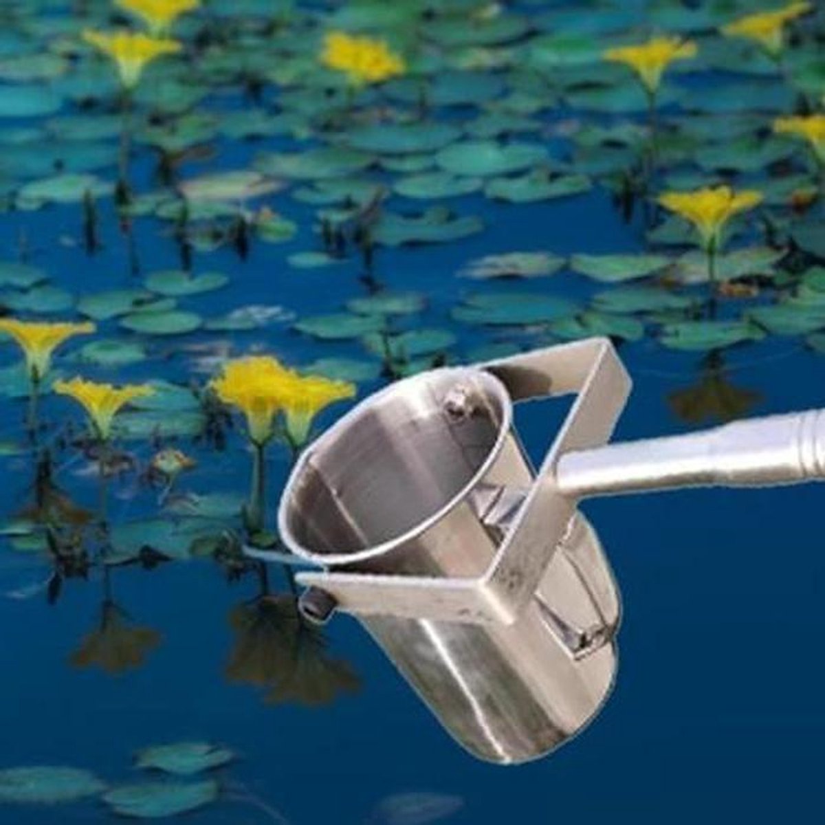 Waterbemonsteringsstaaf - Waterzuiger Vijver - Waterkwaliteit Testen - Telescopisch Bereik - 0.65-6 m - Zilver