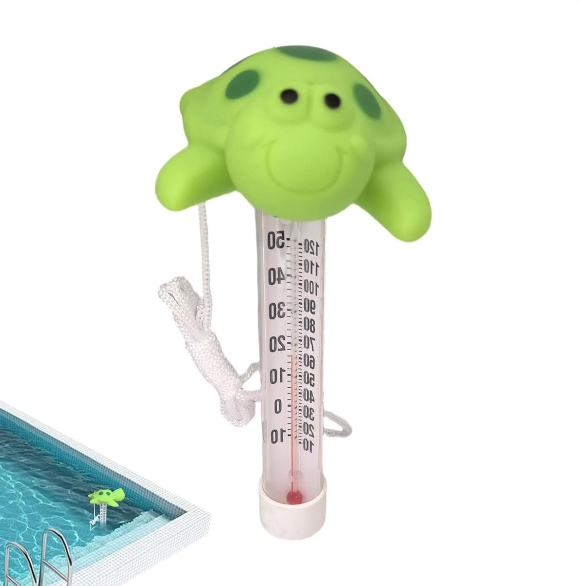 Zwembadthermometer - Waterthermometer meter - Water Temperatuur Meten - Onbreekbaar Drijvend Ontwerp - 15 cm - Meerdere kleuren