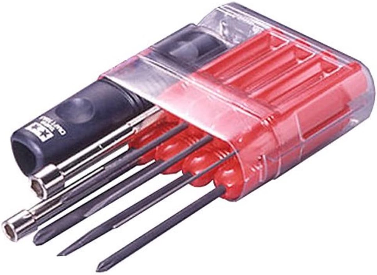 Schroevendraaierset - Hobbygereedschap - Modelbouw - 8-delig - 16 x 9 x 34 cm - Grijs