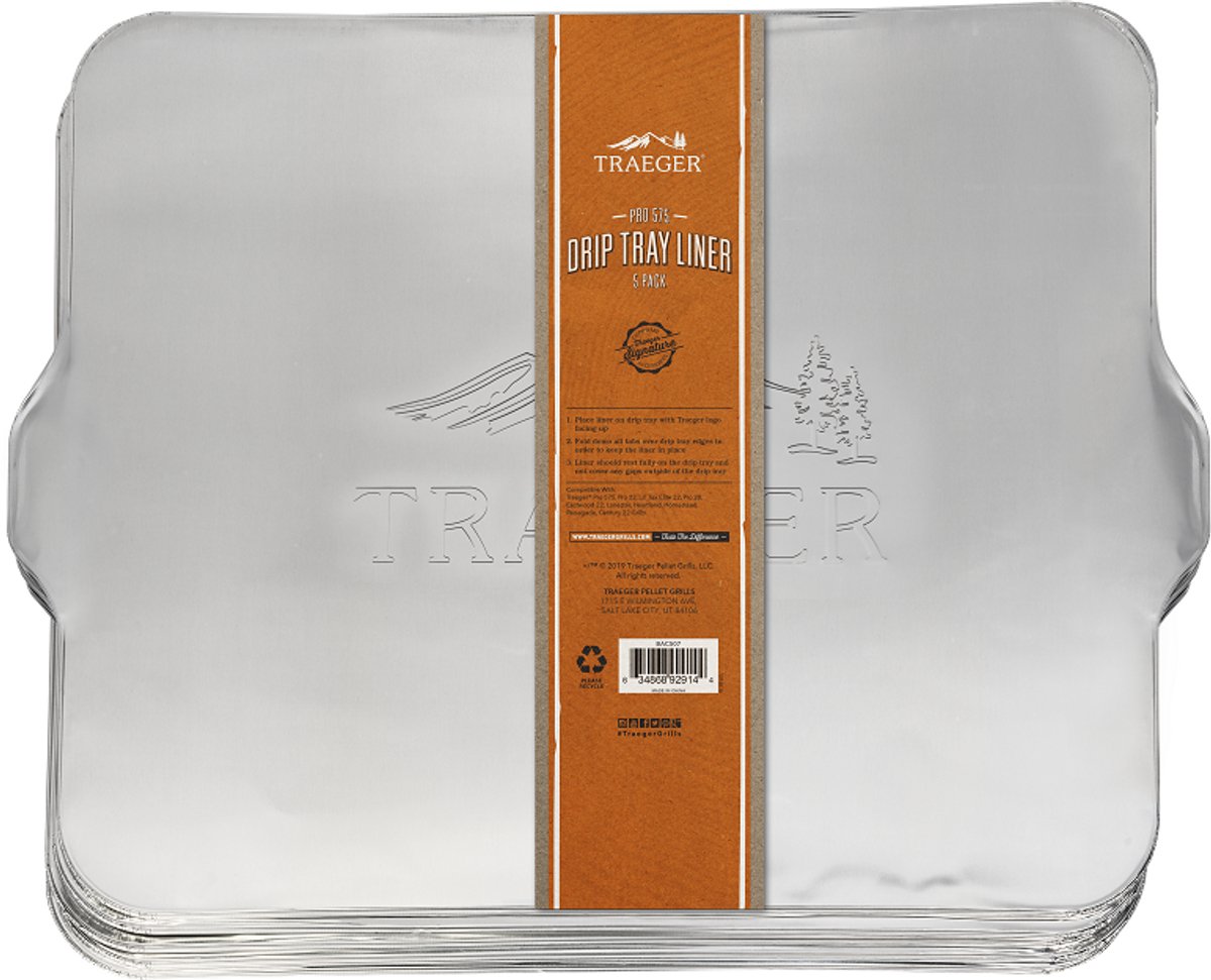 Traeger Drip Tray Liner 5 Pack-Pro 575
