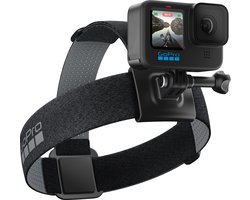 GoPro Head Strap 2.0 - Hoofdband Bevestiging - Afneembare Cliphouder - Waterbestendig - Zwart