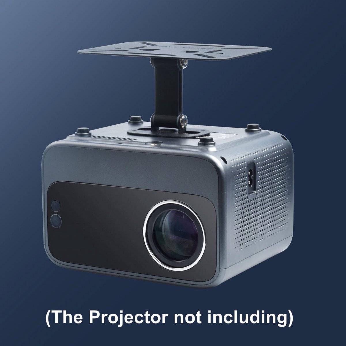 Projectorstandaard - Vloerstatief Beamer - Thuisbioscoop Instellen - 180° Draaibaar - 3 kg Capaciteit - Zwart