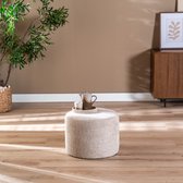 Bronx71® Bouclé poef Nora beige